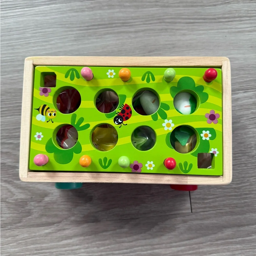 NIB Fruit Harvest Fun Game Car - Wooden Kids Toy